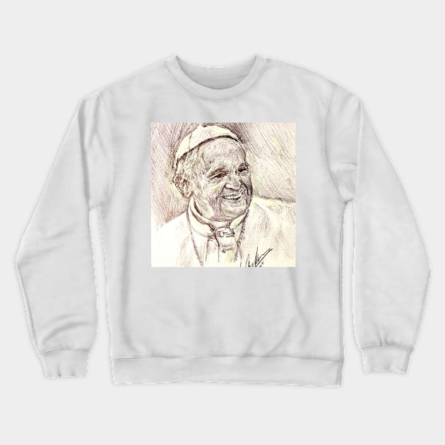 SPANISH POPE Crewneck Sweatshirt by cindybrady1986